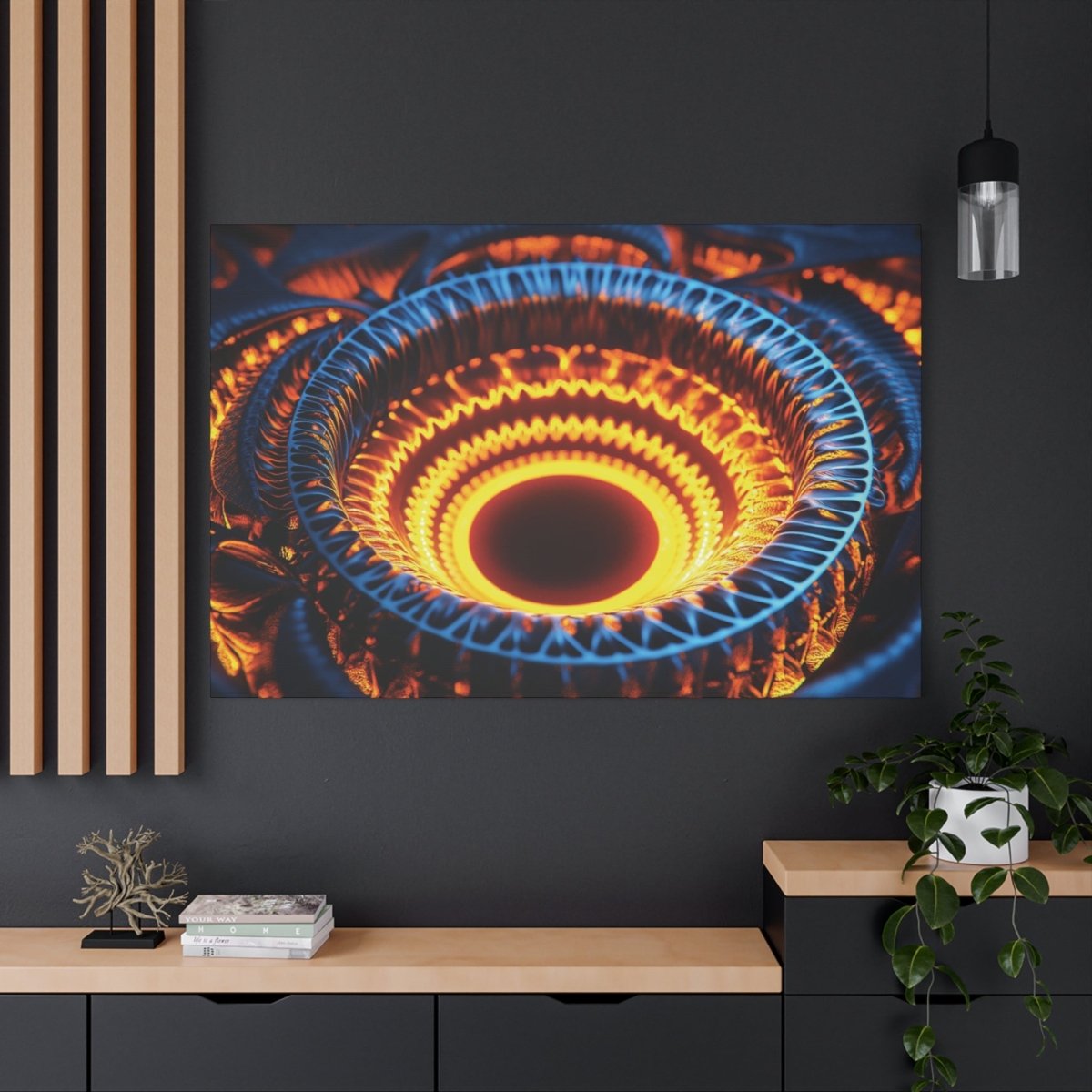 👉Langage Solaire : magnifique cadre💎effet fascinant💎 garanti - Art Cocoon