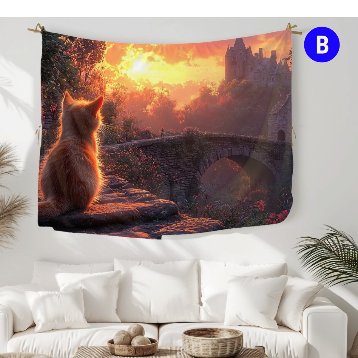 Le Chaton du Pont Enchanté - Art Cocoon