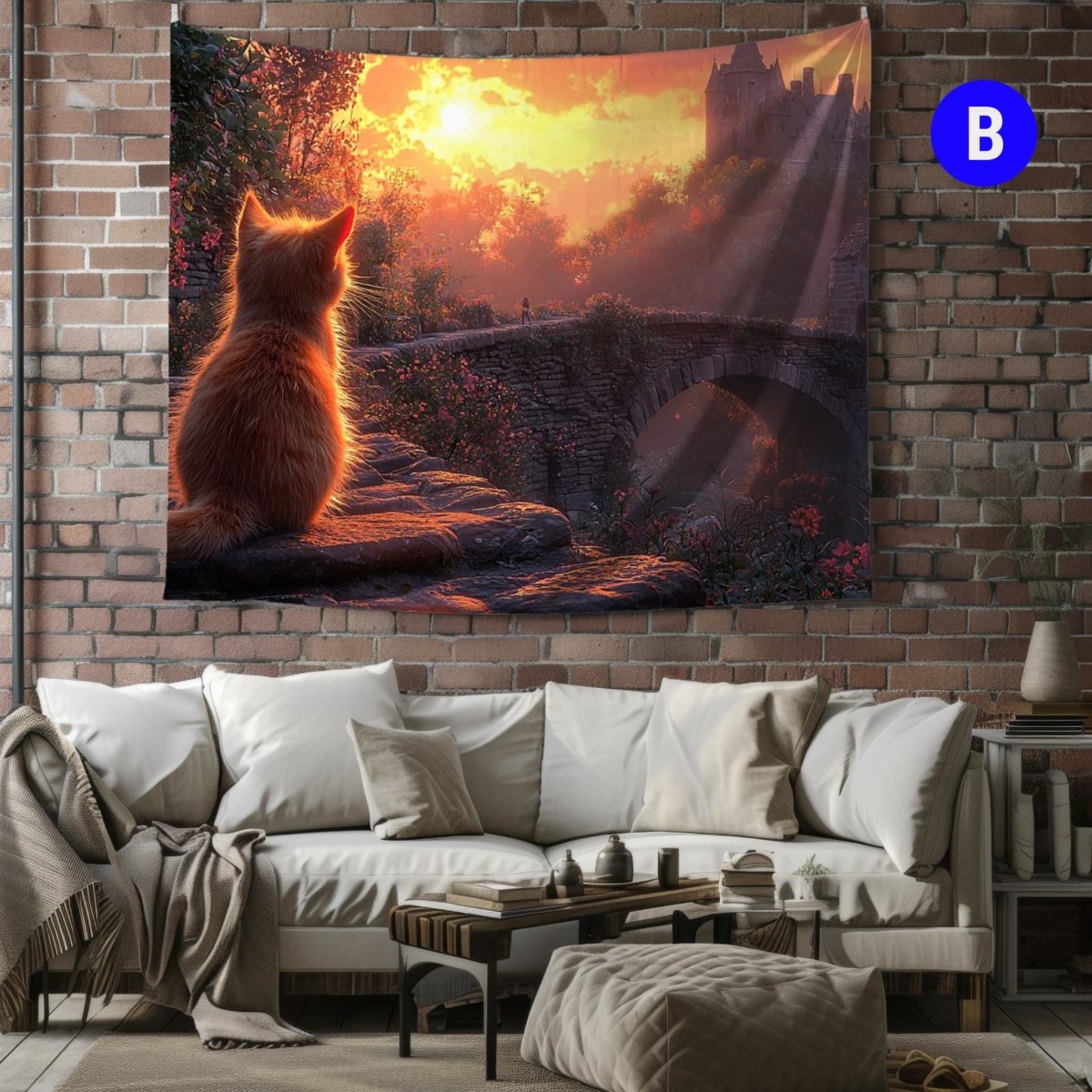 Le Chaton du Pont Enchanté - Art Cocoon