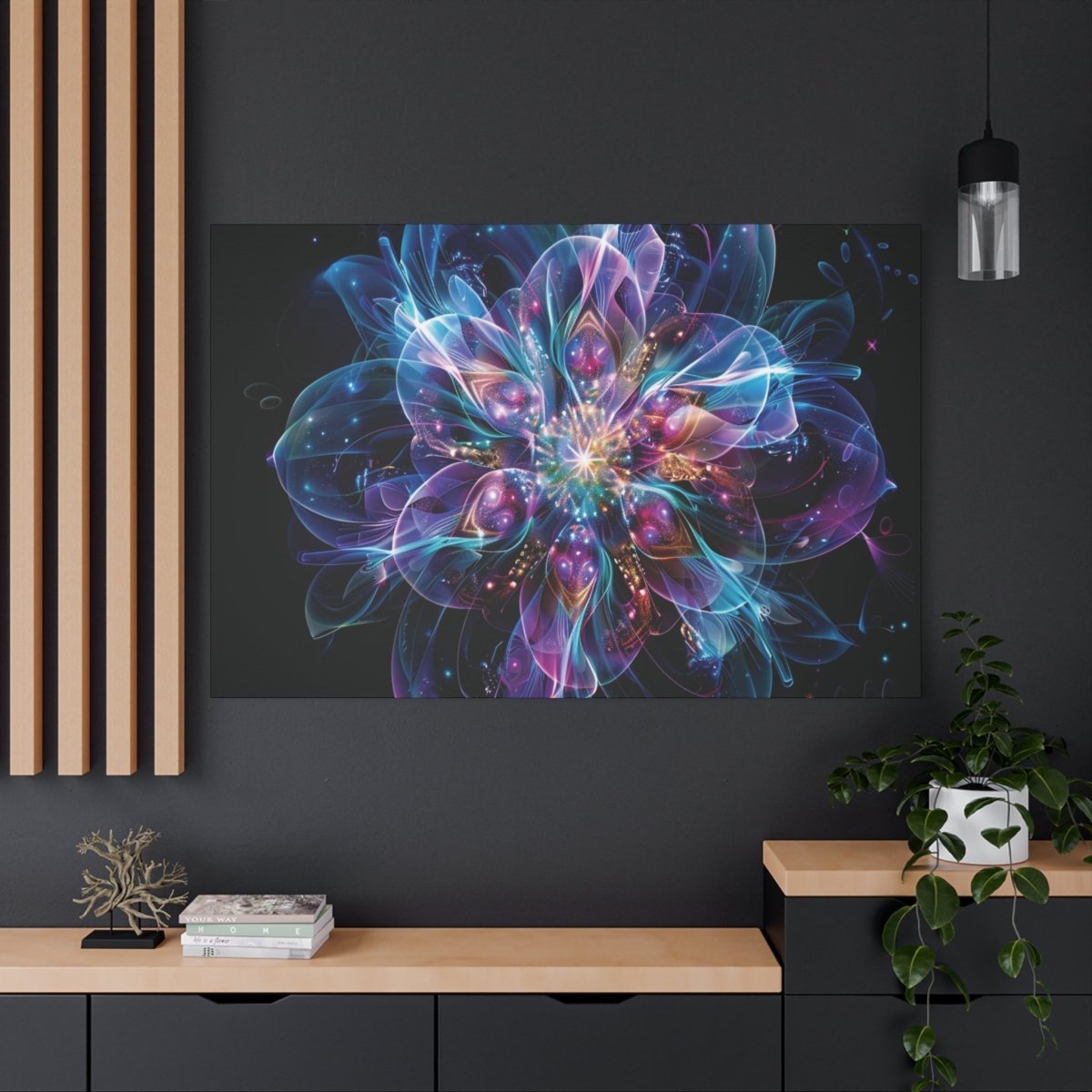 👉Libellule Lotus : magnifique cadre 💎effet apaisant💎 garanti - Art Cocoon