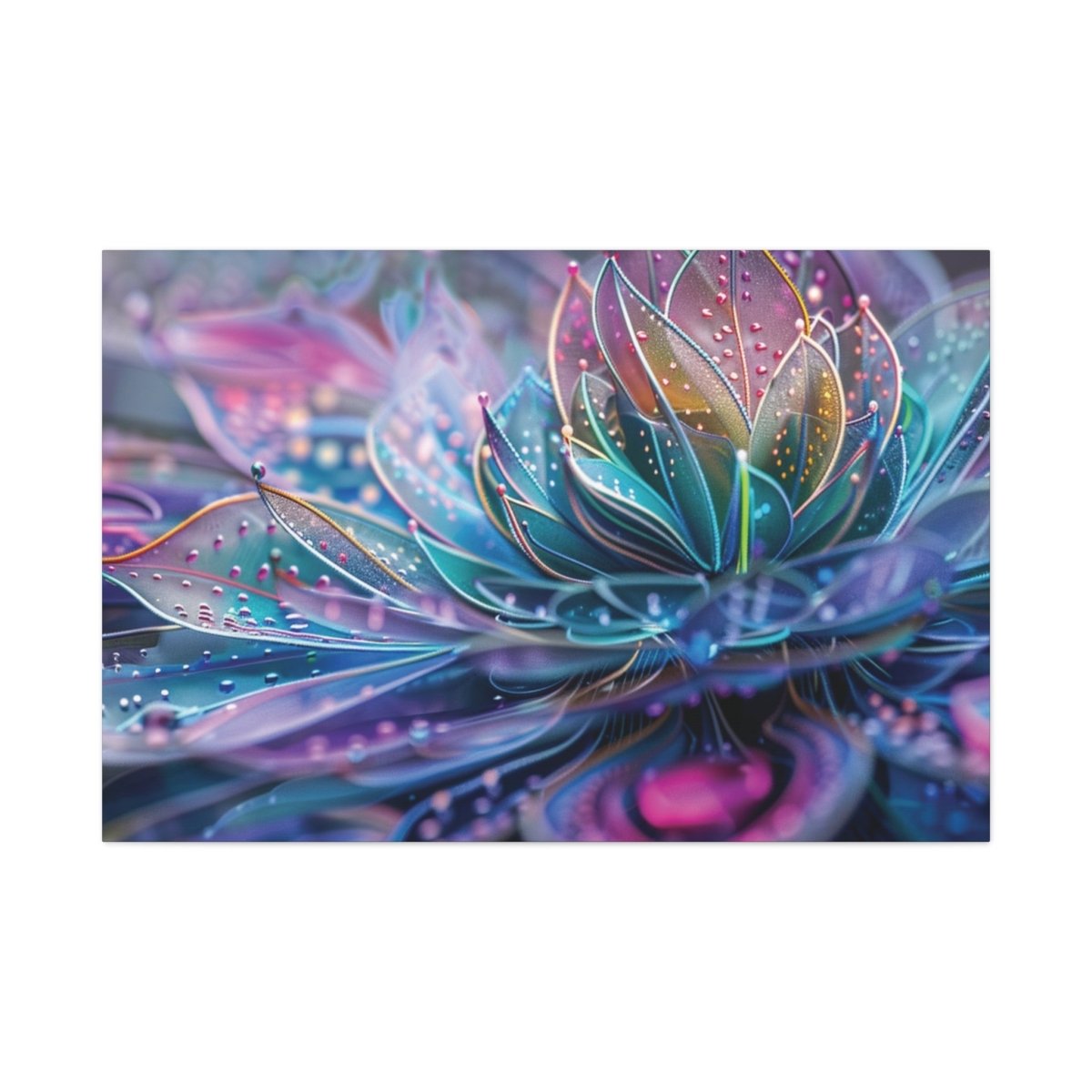 👉Lotus Arc - En - Ciel : magnifique cadre 💎effet apaisant💎 garanti - Art Cocoon