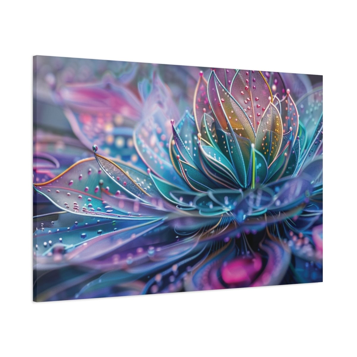 👉Lotus Arc - En - Ciel : magnifique cadre 💎effet apaisant💎 garanti - Art Cocoon