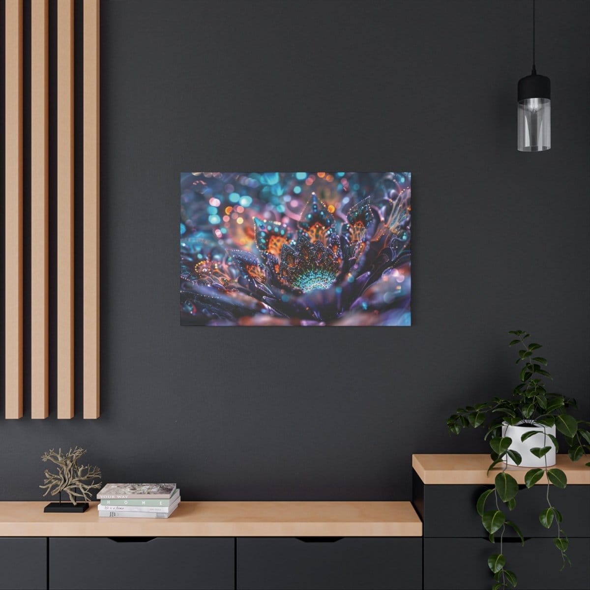 👉Lotus Bijou : magnifique cadre 💎effet apaisant💎 garanti - Art Cocoon