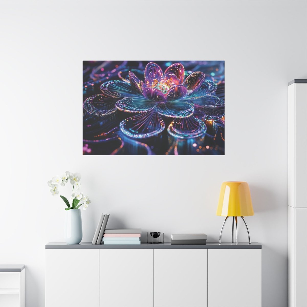 👉Lotus Chantant : magnifique cadre 💎effet apaisant💎 garanti - Art Cocoon