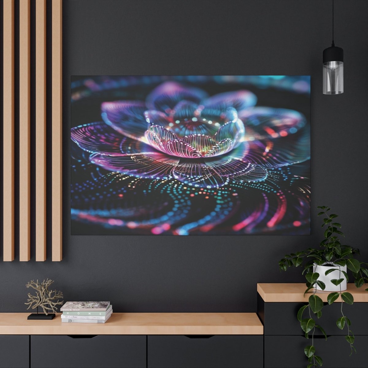 👉Lotus Dansant : magnifique cadre 💎effet apaisant💎 garanti - Art Cocoon