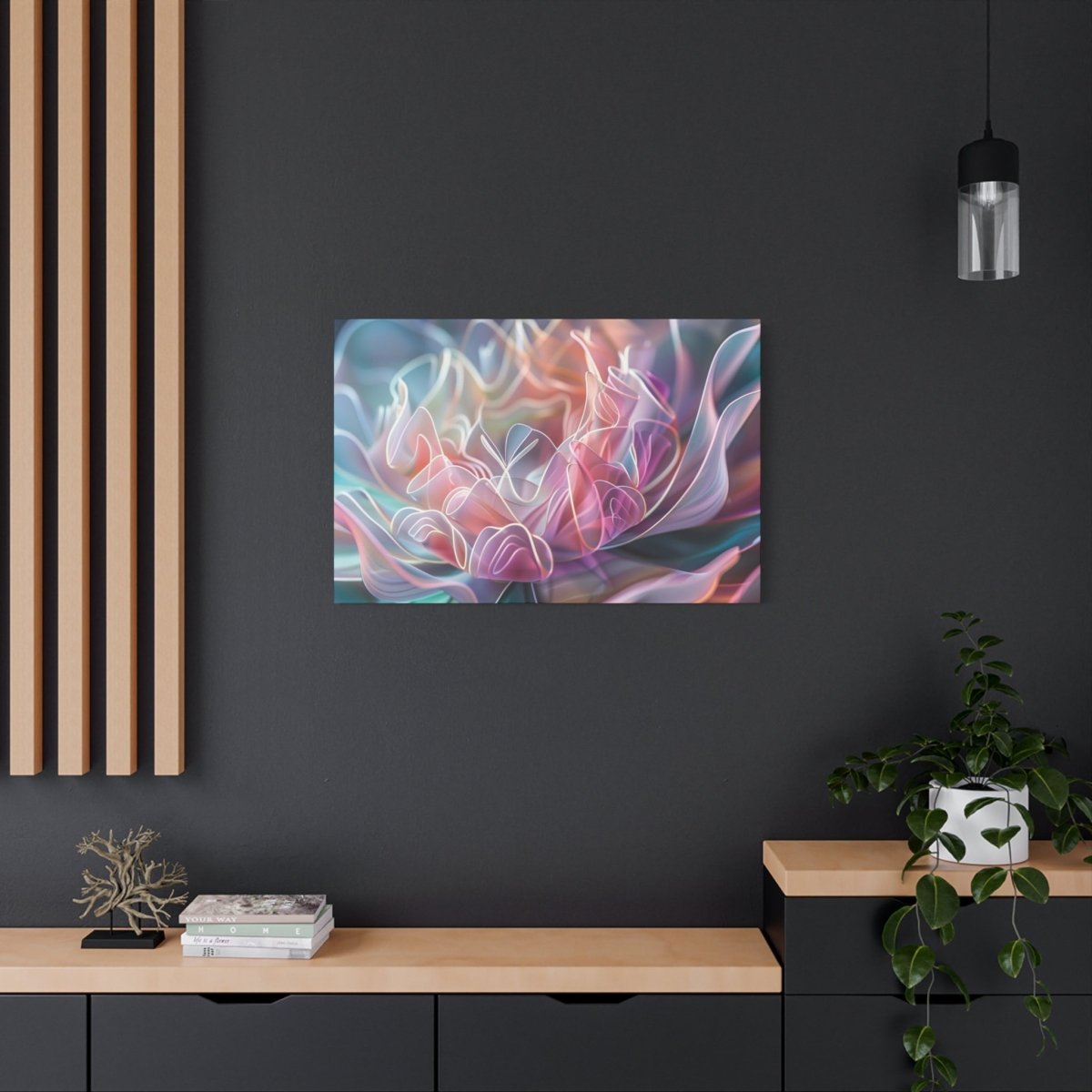 👉Lotus Délicat : magnifique cadre 💎effet apaisant💎 garanti - Art Cocoon