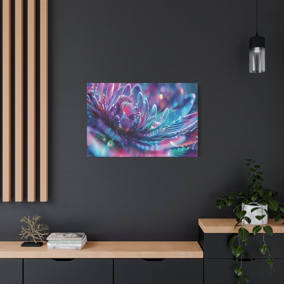 👉Lotus Etincelant : magnifique cadre 💎effet apaisant💎 garanti - Art Cocoon