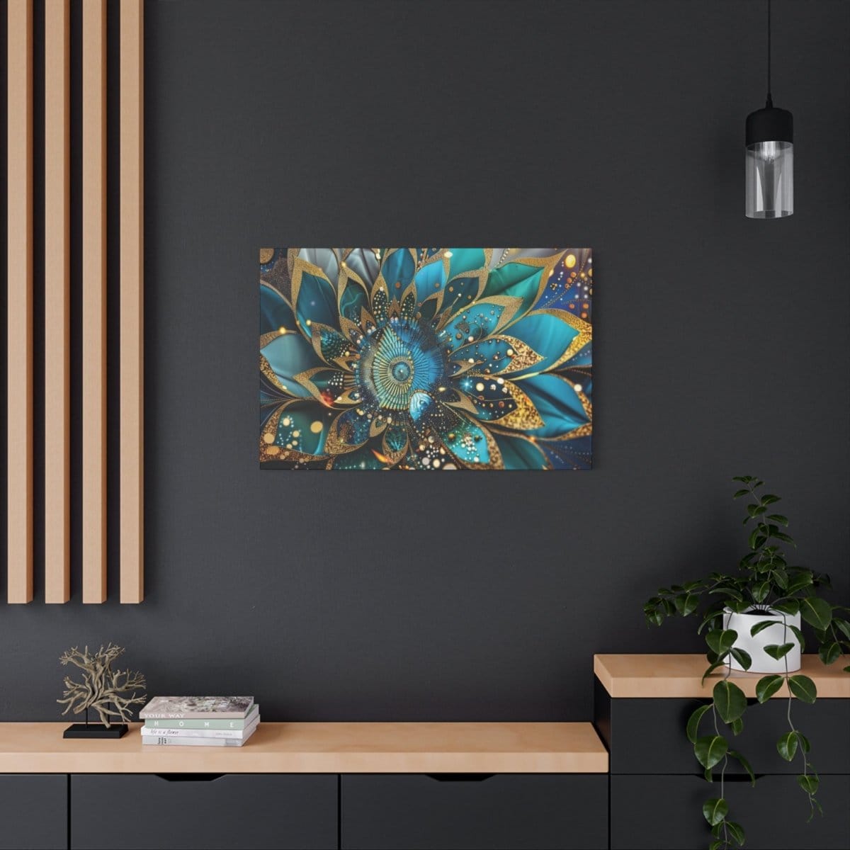 👉Lotus Fresco : magnifique cadre💎effet apaisant💎 garanti - Art Cocoon