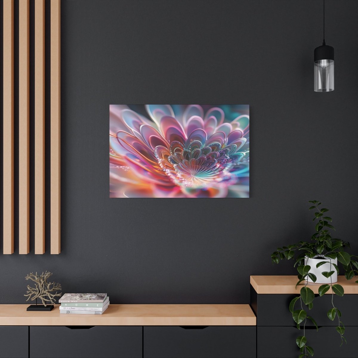 👉Lotus Rose : magnifique cadre 💎effet apaisant💎garanti - Art Cocoon