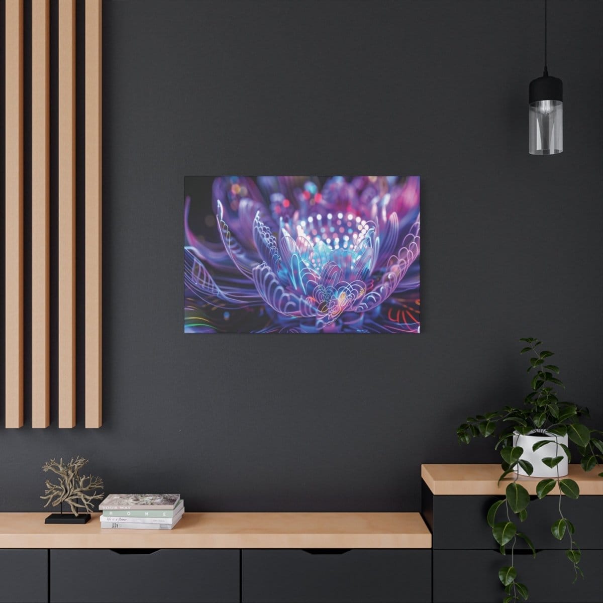 👉Lotus Scintillant : magnifique cadre 💎effet apaisant💎garanti - Art Cocoon