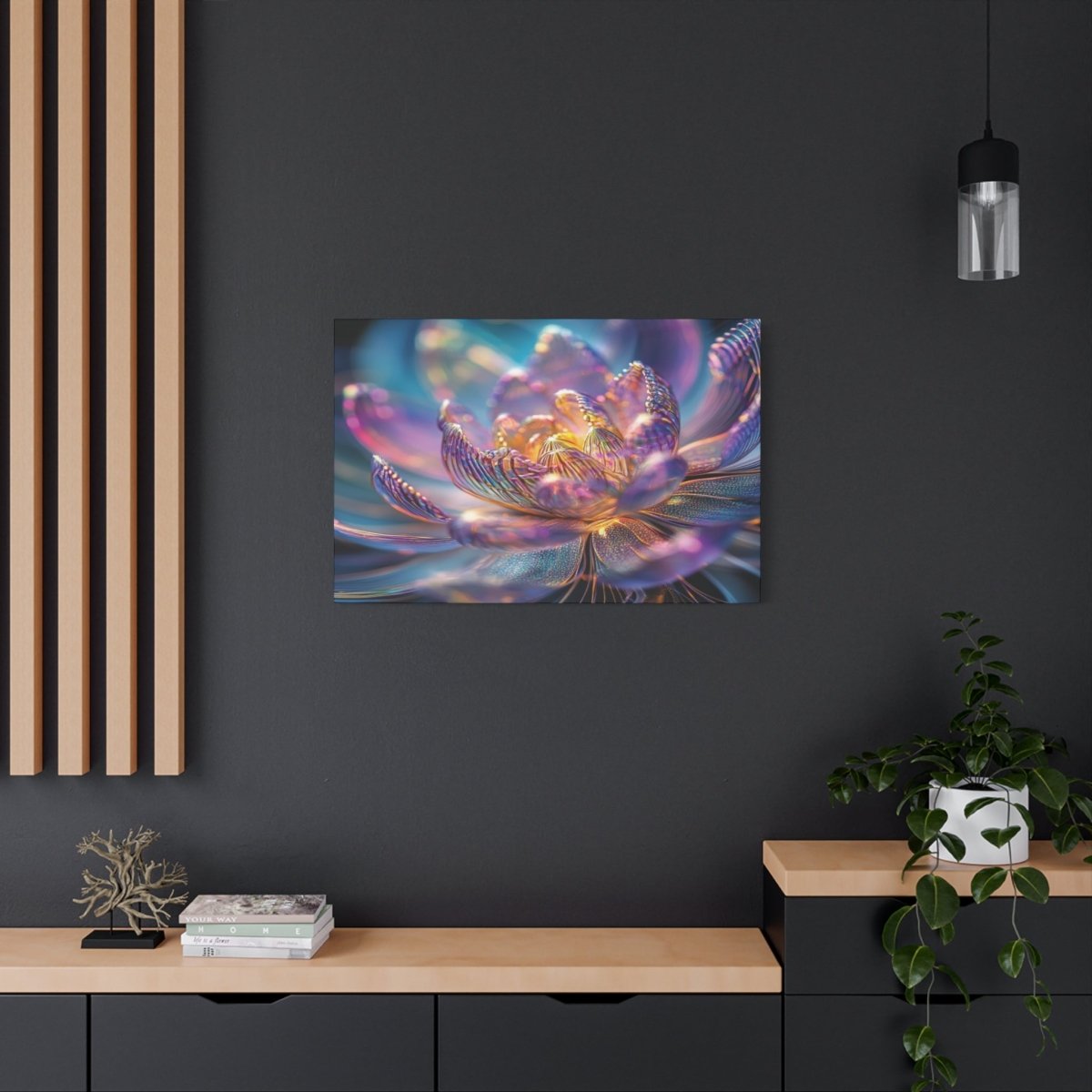 👉Lotus Spirituel : magnifique cadre💎effet apaisant💎 garanti - Art Cocoon