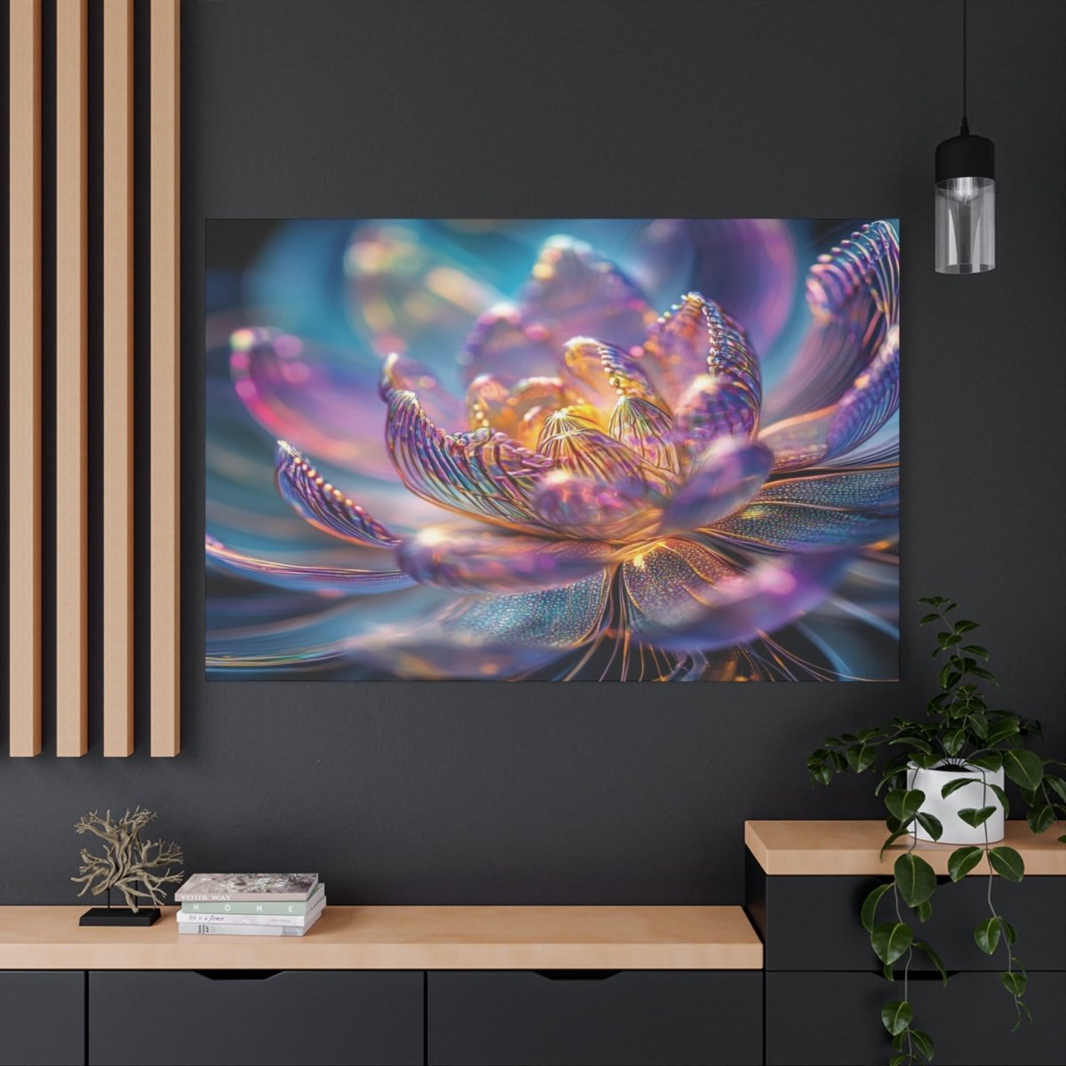 👉Lotus Spirituel : magnifique cadre💎effet apaisant💎 garanti - Art Cocoon