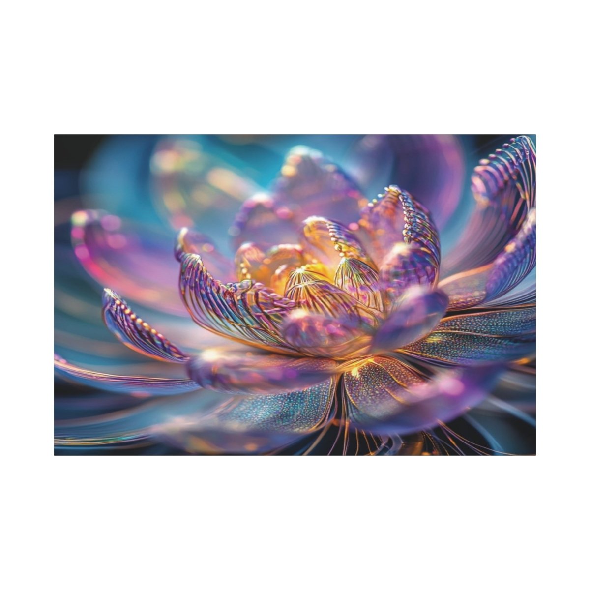 👉Lotus Spirituel : magnifique cadre💎effet apaisant💎 garanti - Art Cocoon