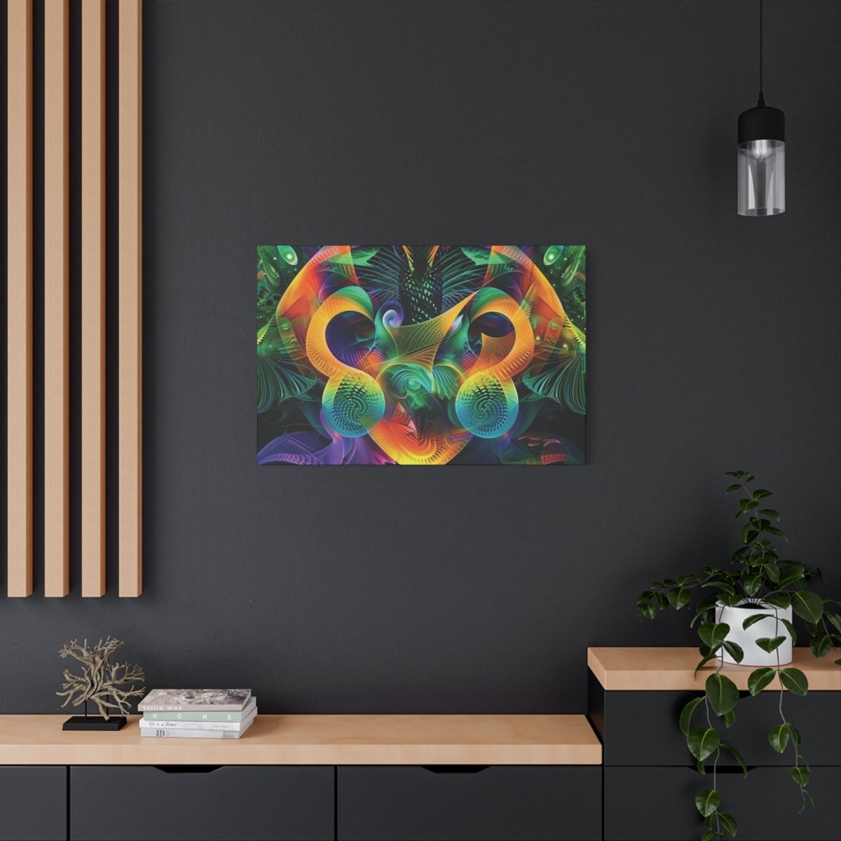 👉Lyon Céleste : magnifique cadre💎effet captivant💎 garanti - Art Cocoon