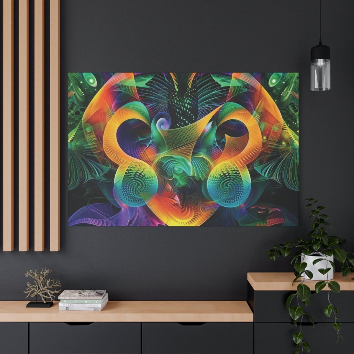 👉Lyon Céleste : magnifique cadre💎effet captivant💎 garanti - Art Cocoon