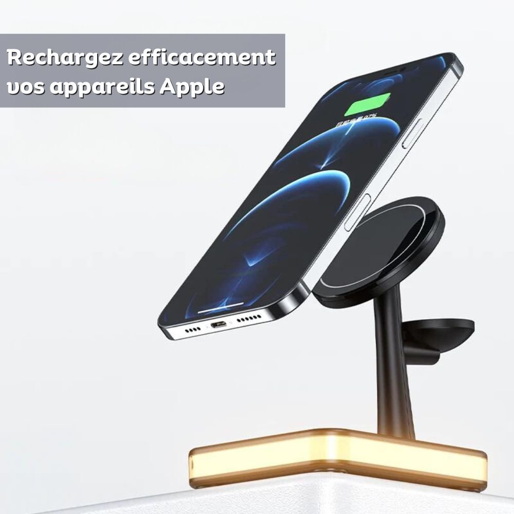 MagDock - Chargeur Sans Fil 3 - en - 1 - Art Cocoon