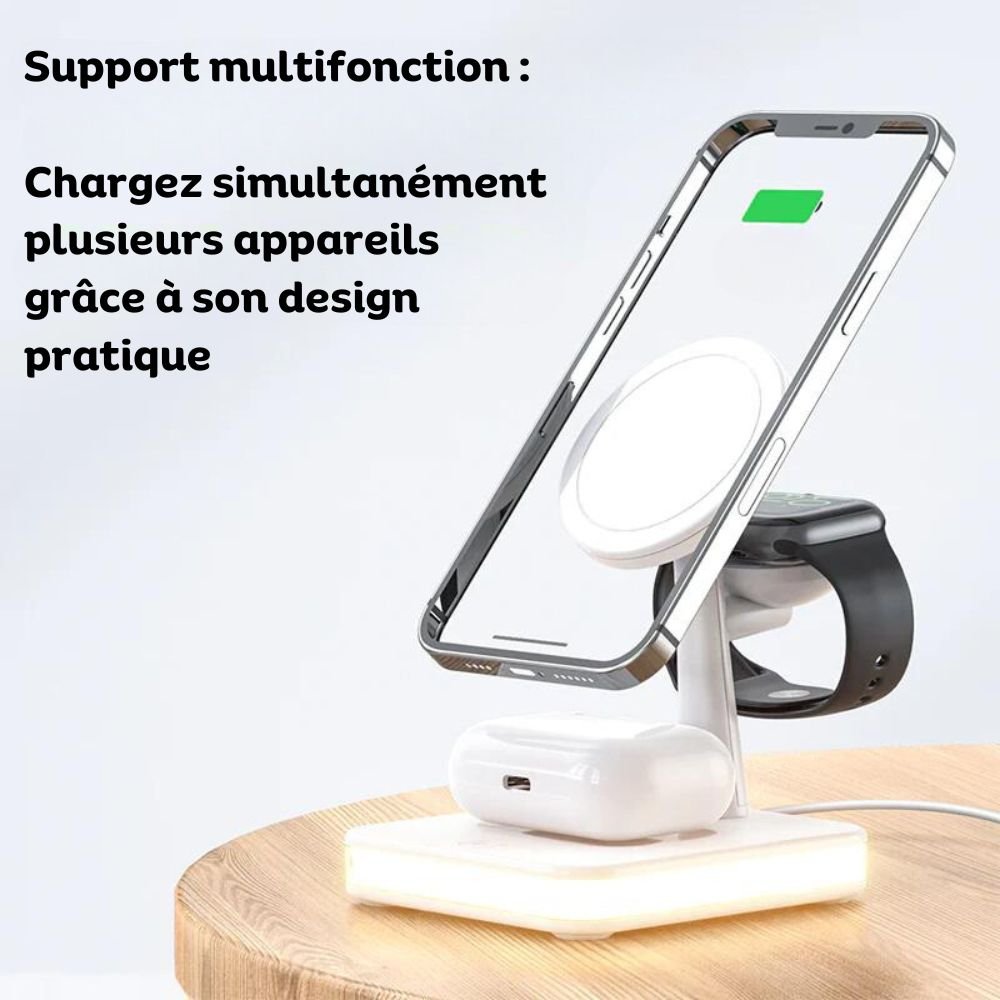 MagDock - Chargeur Sans Fil 3 - en - 1 - Art Cocoon