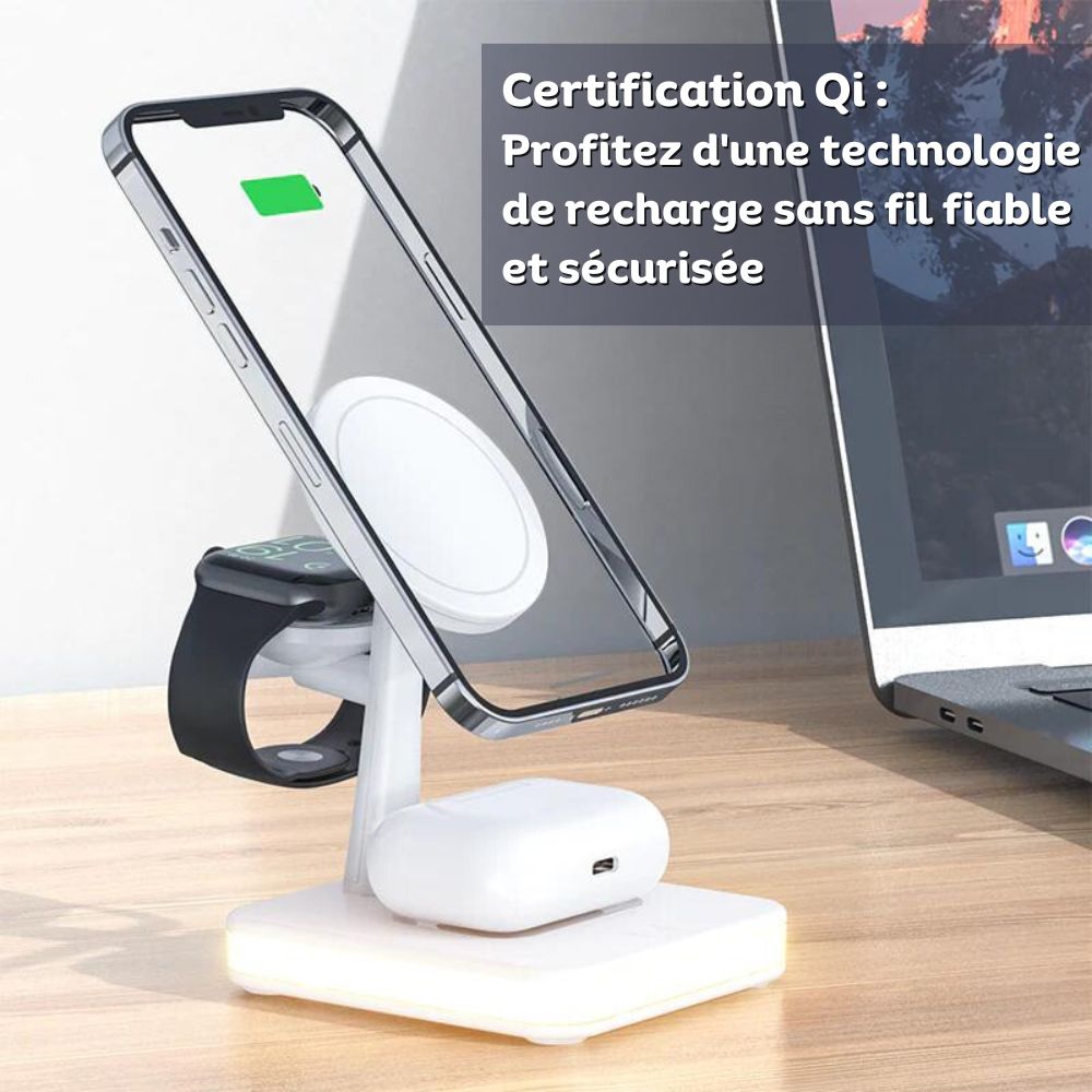 MagDock - Chargeur Sans Fil 3 - en - 1 - Art Cocoon