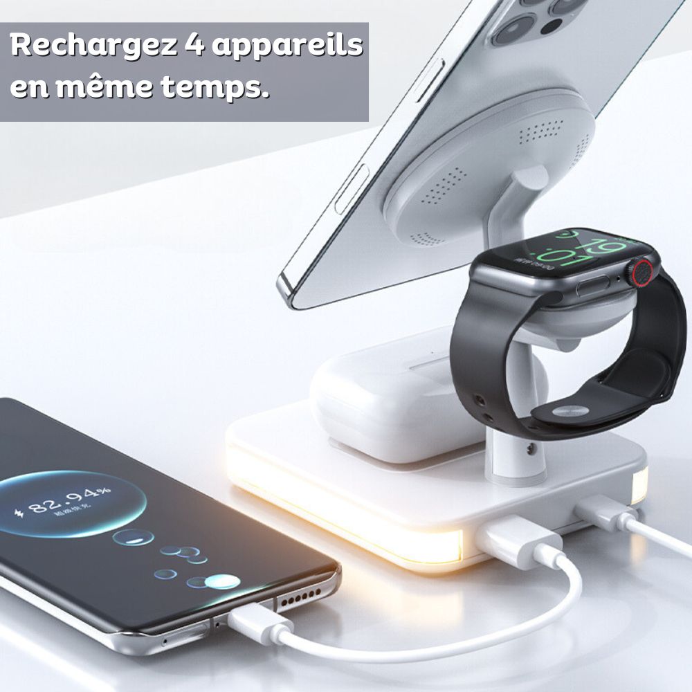 MagDock - Chargeur Sans Fil 3 - en - 1 - Art Cocoon