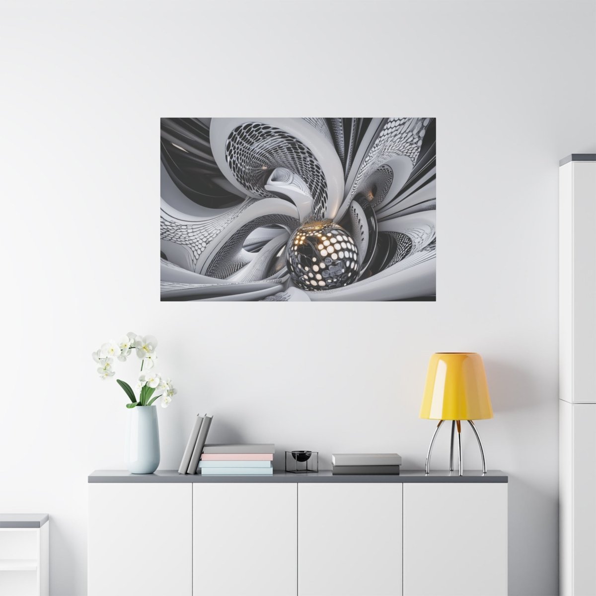 👉Matrix Vision : magnifique cadre 💎effet futuriste💎garanti - Art Cocoon