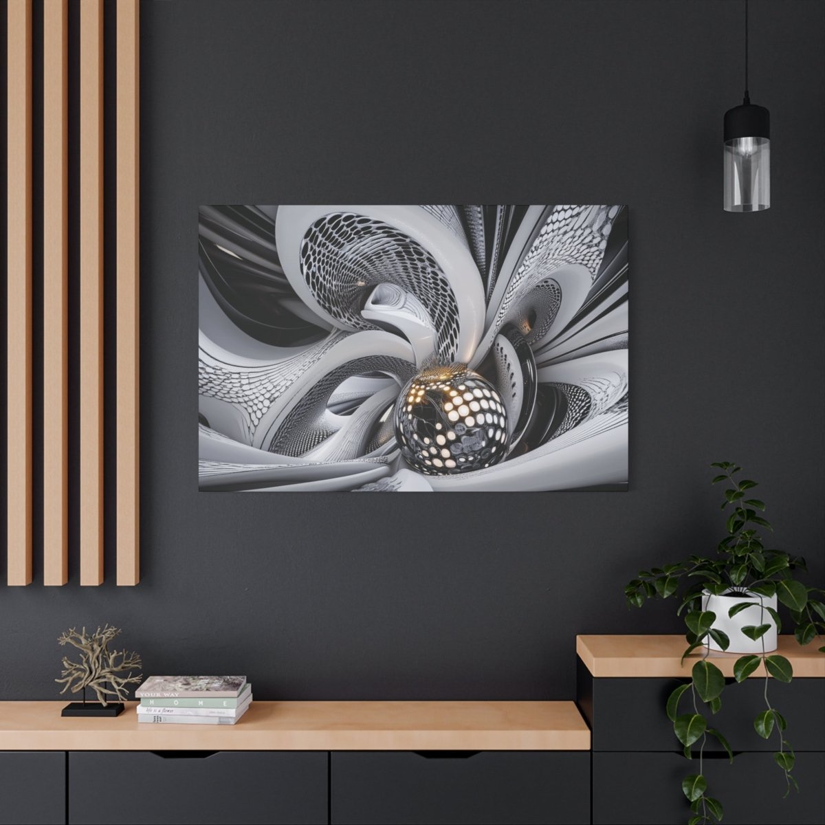 👉Matrix Vision : magnifique cadre 💎effet futuriste💎garanti - Art Cocoon