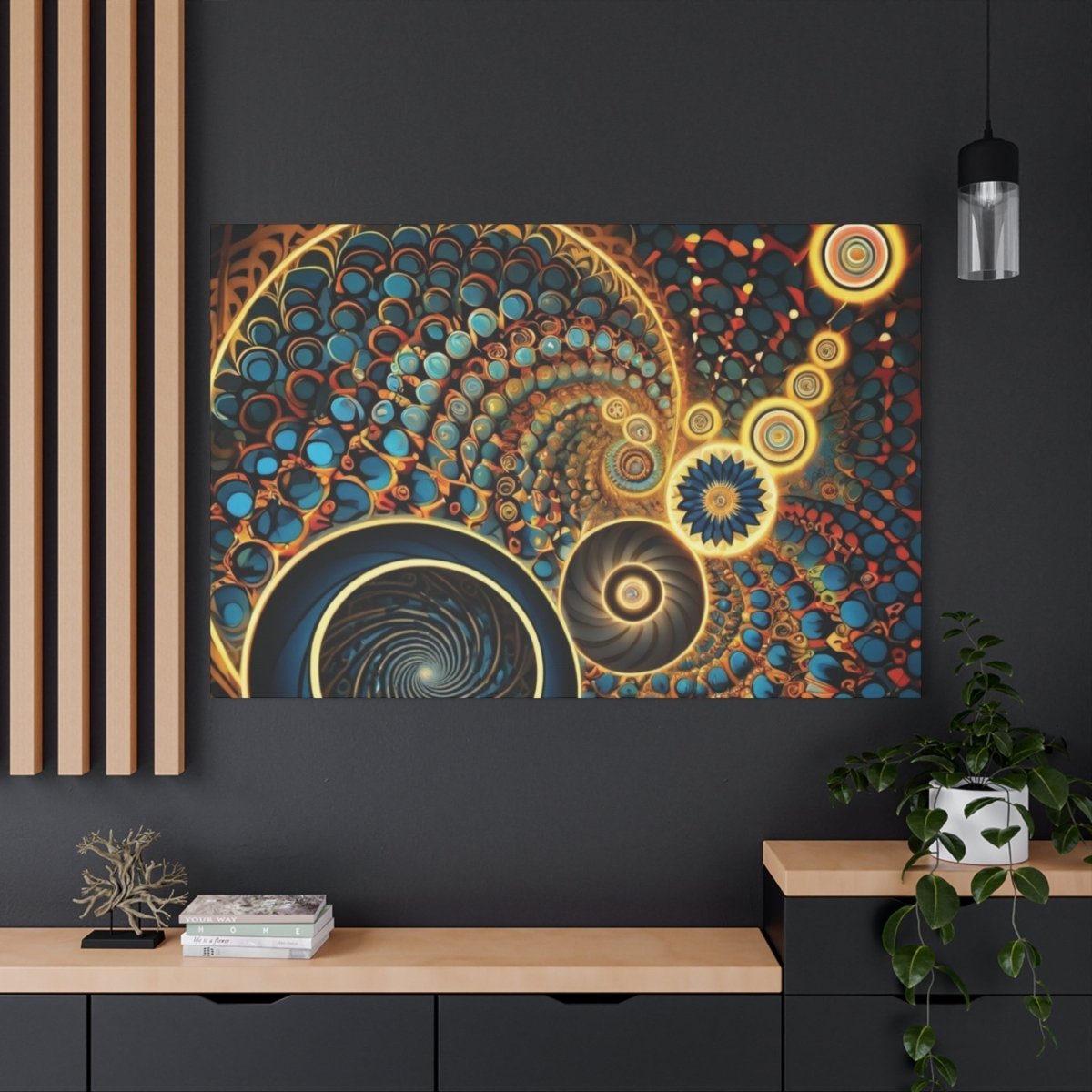 👉Message Céleste : magnifique cadre💎effet fascinant💎 garanti - Art Cocoon