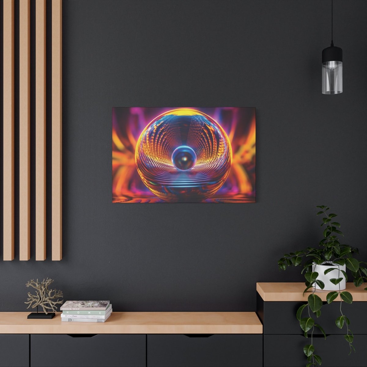 👉Monde Parallèle : magnifique cadre💎effet fascinant💎 garanti - Art Cocoon