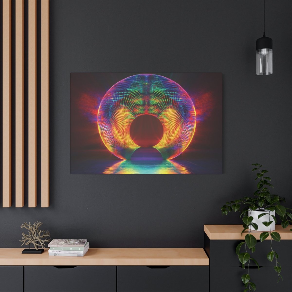 👉Nébuleuse Vibrante : magnifique cadre💎effet fascinant💎 garanti - Art Cocoon