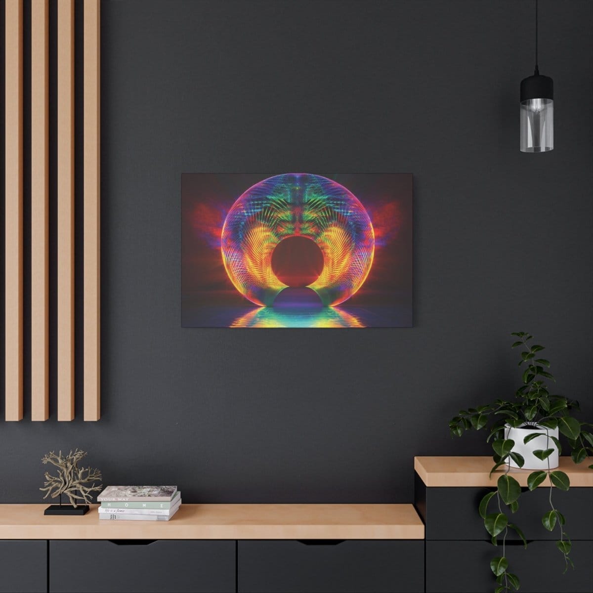 👉Nébuleuse Vibrante : magnifique cadre💎effet fascinant💎 garanti - Art Cocoon