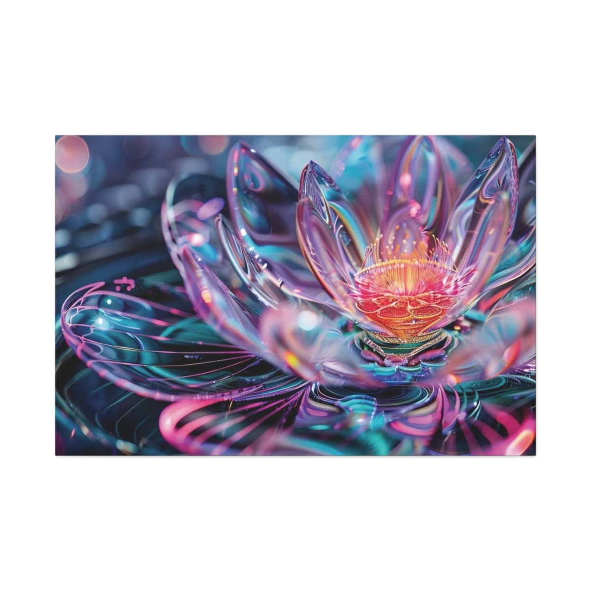 👉Nénuphar Dansant : magnifique cadre 💎effet apaisant💎garanti - Art Cocoon