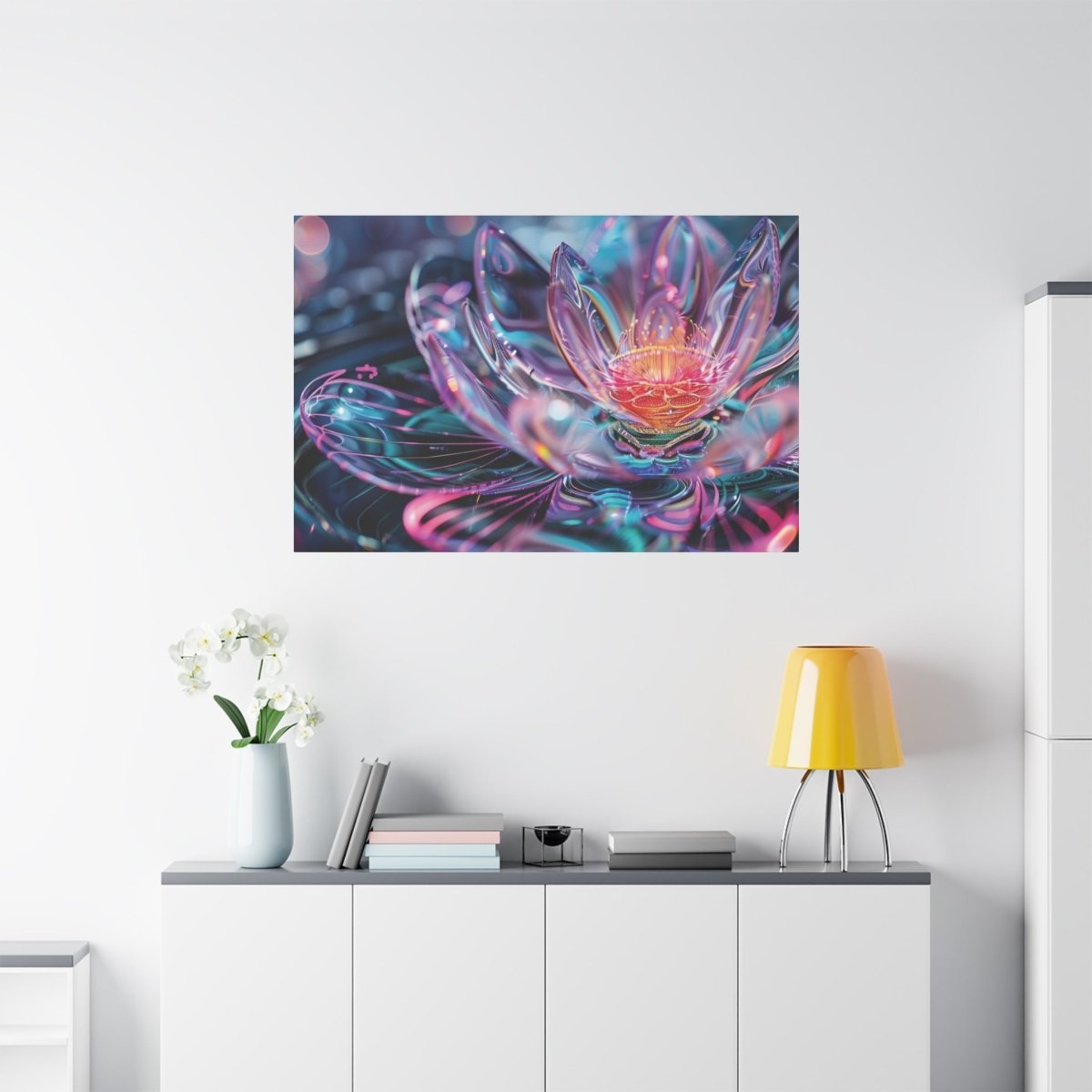 👉Nénuphar Dansant : magnifique cadre 💎effet apaisant💎garanti - Art Cocoon