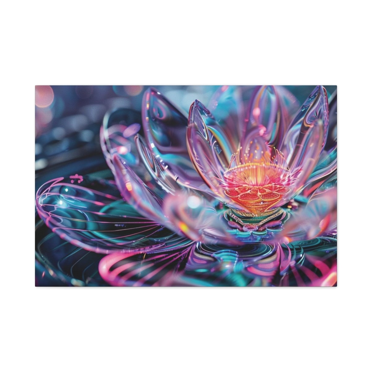 👉Nénuphar Dansant : magnifique cadre 💎effet apaisant💎garanti - Art Cocoon