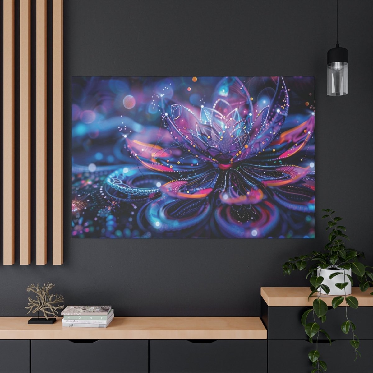 👉Nénuphar Lumineux : magnifique cadre 💎effet apaisant💎garanti - Art Cocoon