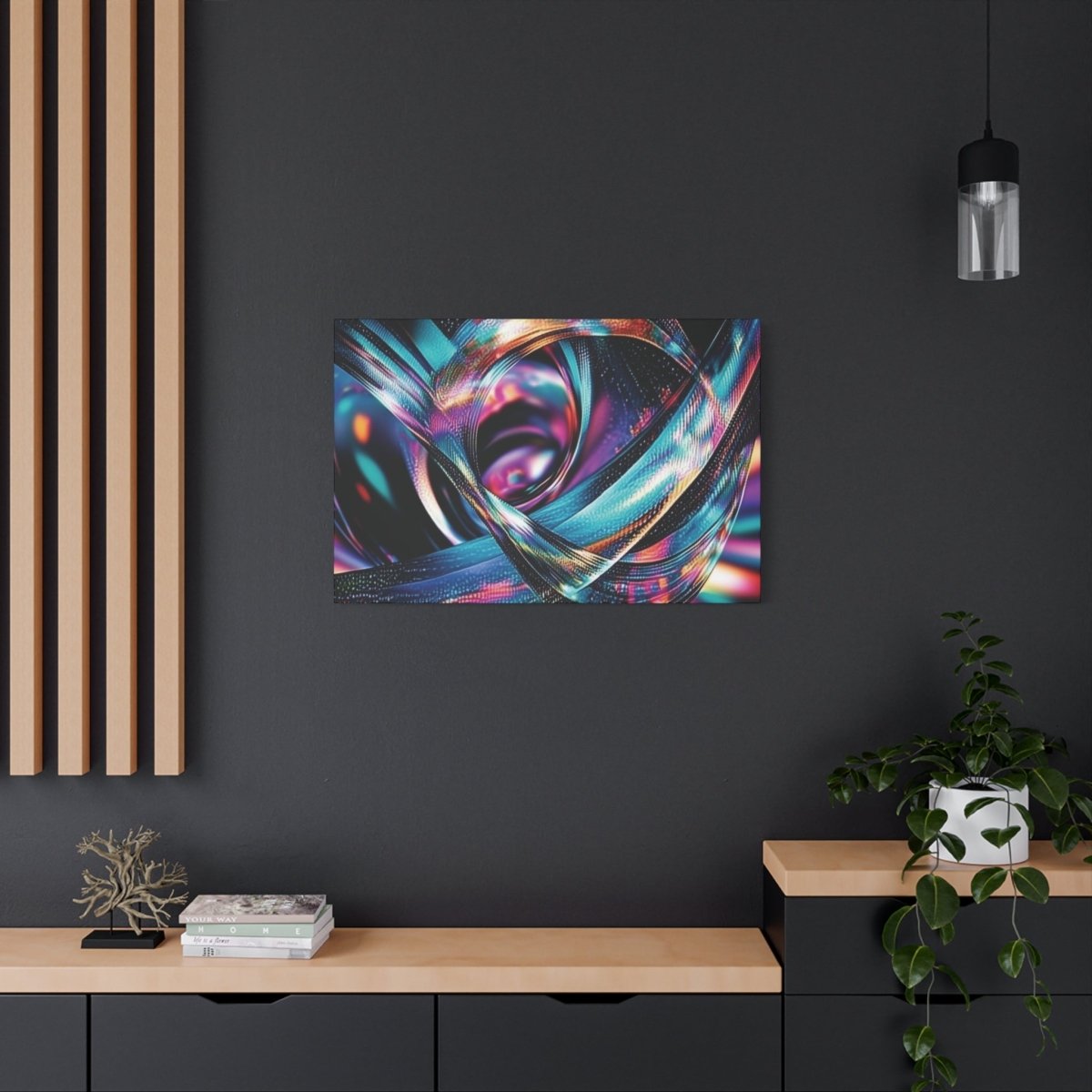 👉Neural Grid : magnifique cadre 💎effet futuriste💎garanti - Art Cocoon