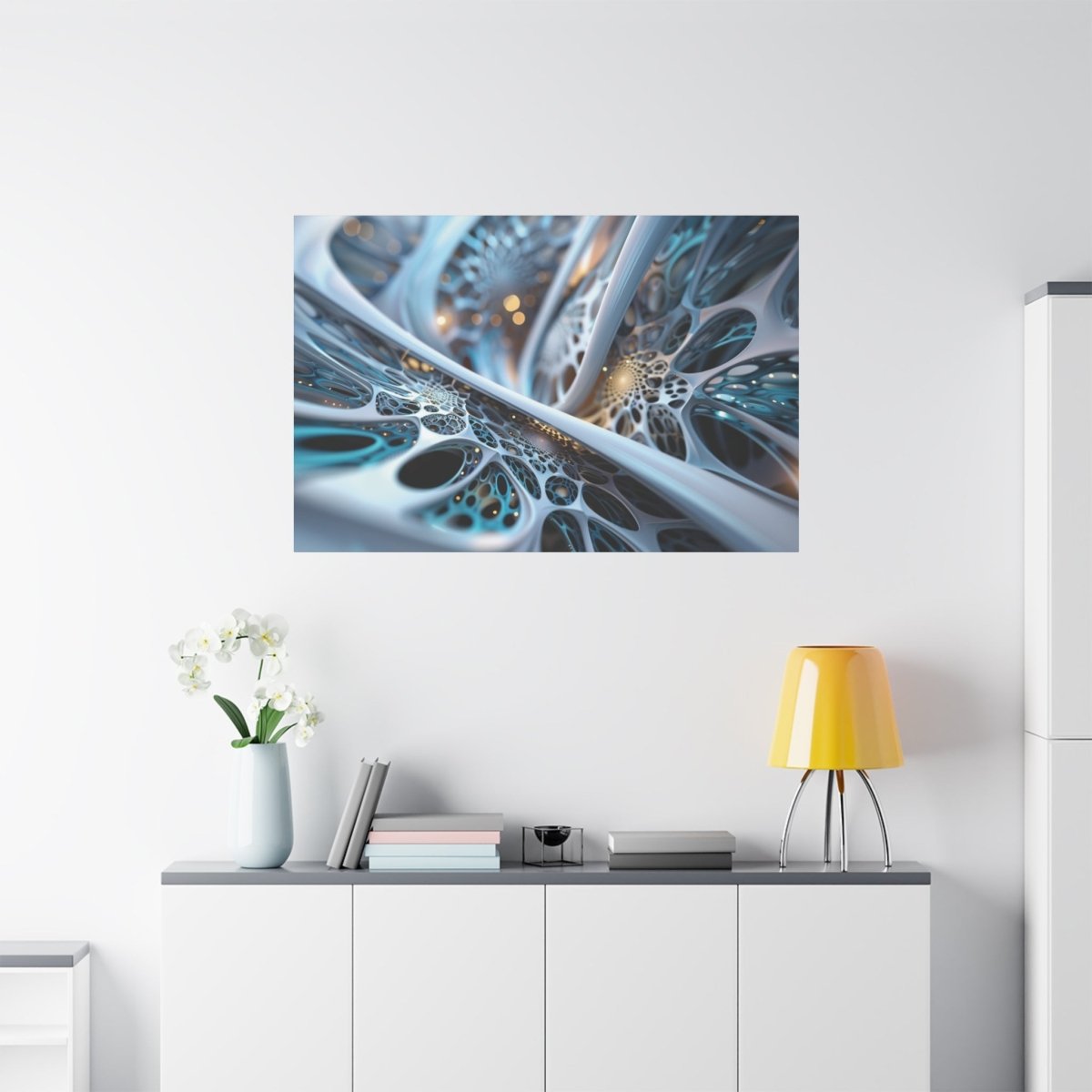 👉Neurones Quantiques : magnifique cadre 💎effet futuriste💎garanti - Art Cocoon