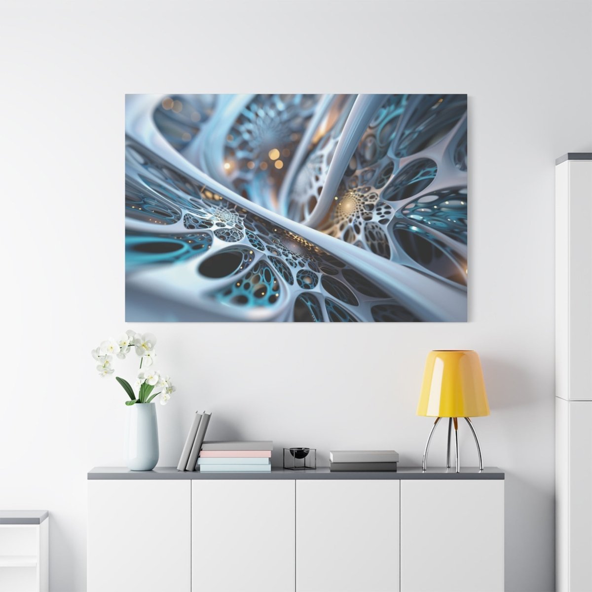 👉Neurones Quantiques : magnifique cadre 💎effet futuriste💎garanti - Art Cocoon