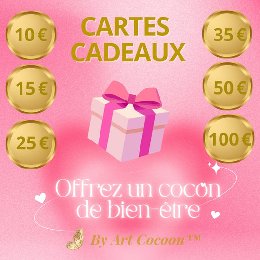 Offres Cartes Cadeaux Art Cocoon™ – Une attention précieuse, pleine de sens - Art Cocoon
