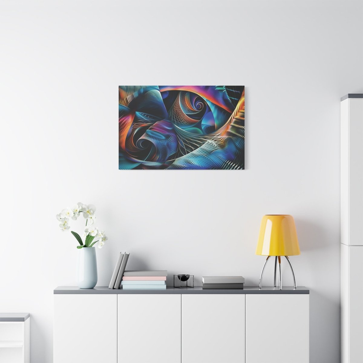 👉Ondes Matricielles : magnifique cadre 💎effet captivant💎 garanti - Art Cocoon