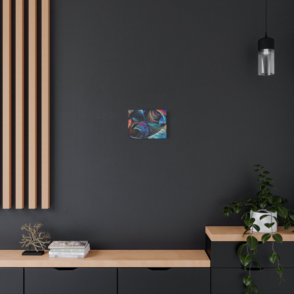 👉Ondes Matricielles : magnifique cadre 💎effet captivant💎 garanti - Art Cocoon