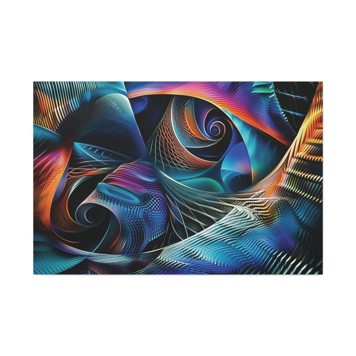 👉Ondes Matricielles : magnifique cadre 💎effet captivant💎 garanti - Art Cocoon