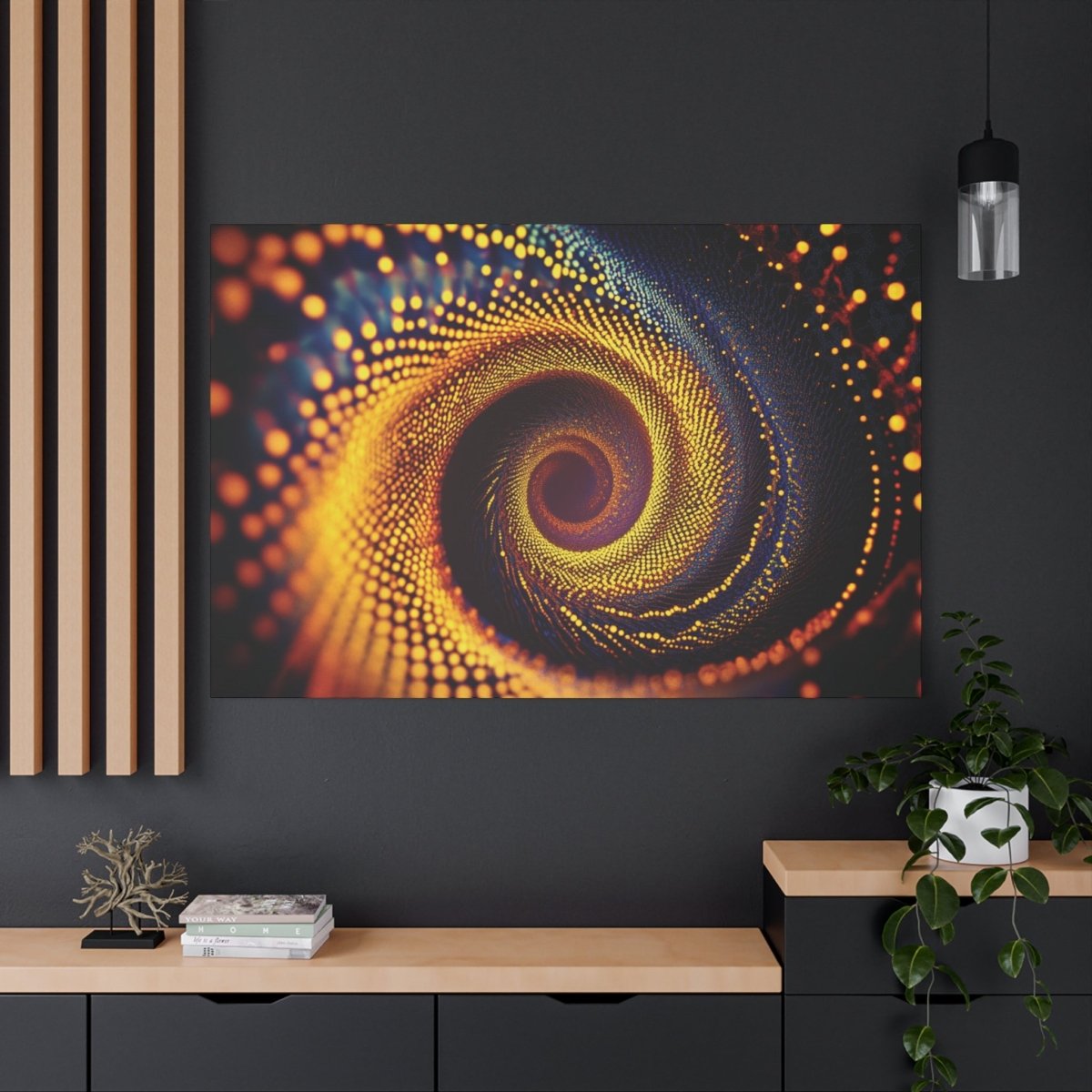 👉Ondes Sacrées : magnifique cadre💎effet fascinant💎 garanti - Art Cocoon