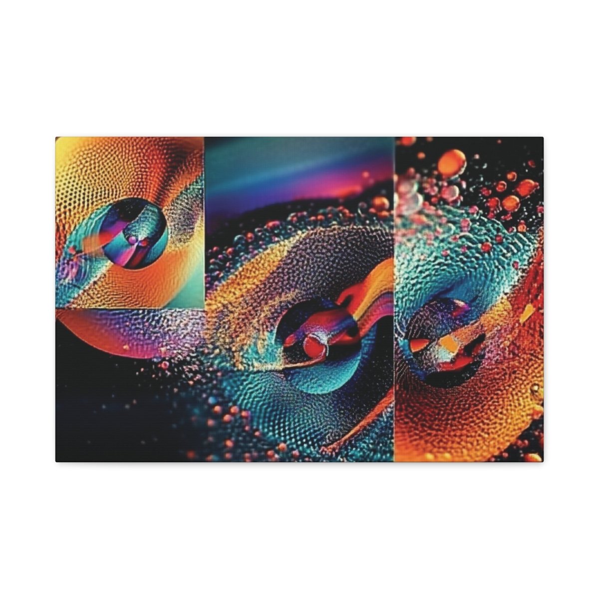 👉Orange Splash : magnifique cadre 💎effet captivant💎 garanti - Art Cocoon