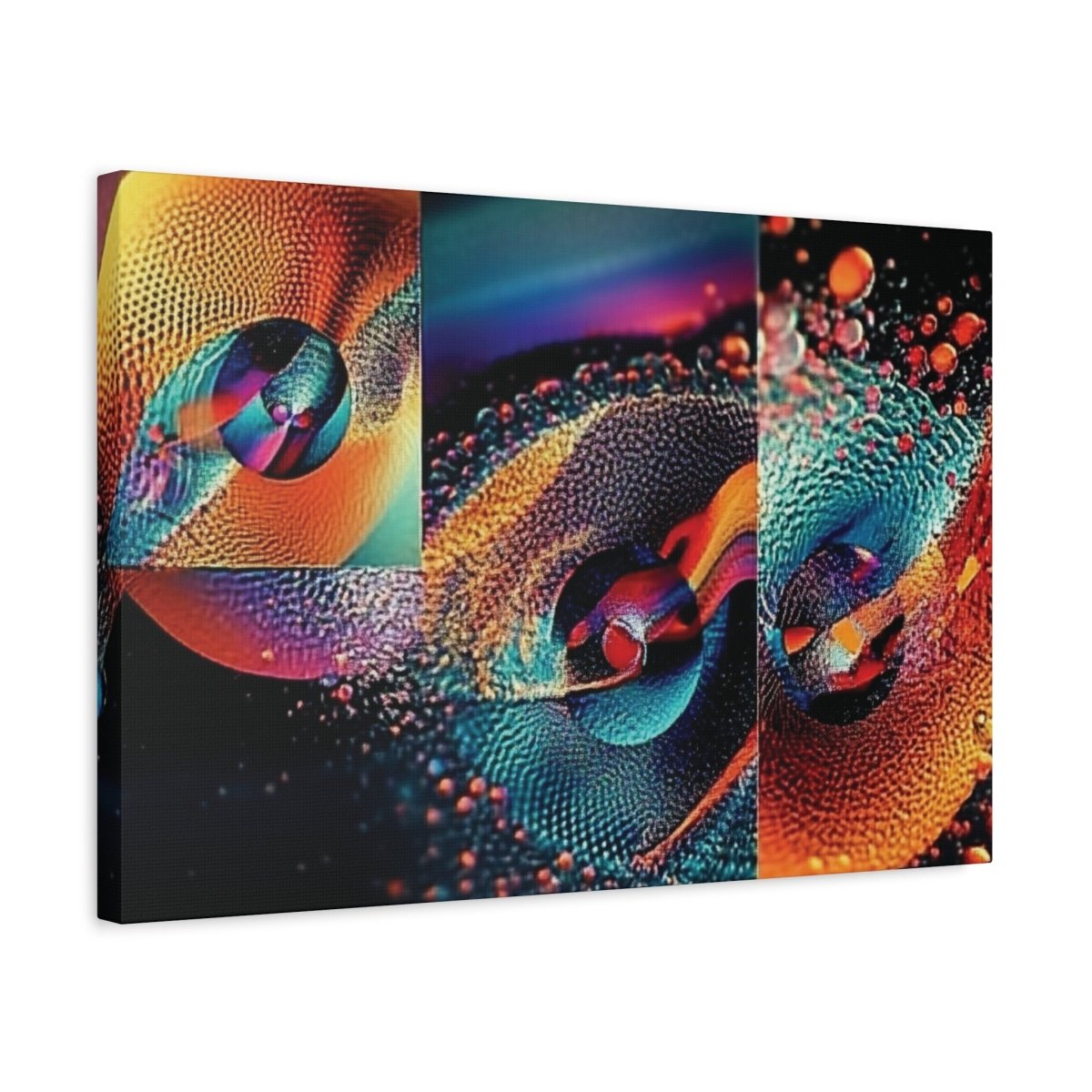 👉Orange Splash : magnifique cadre 💎effet captivant💎 garanti - Art Cocoon