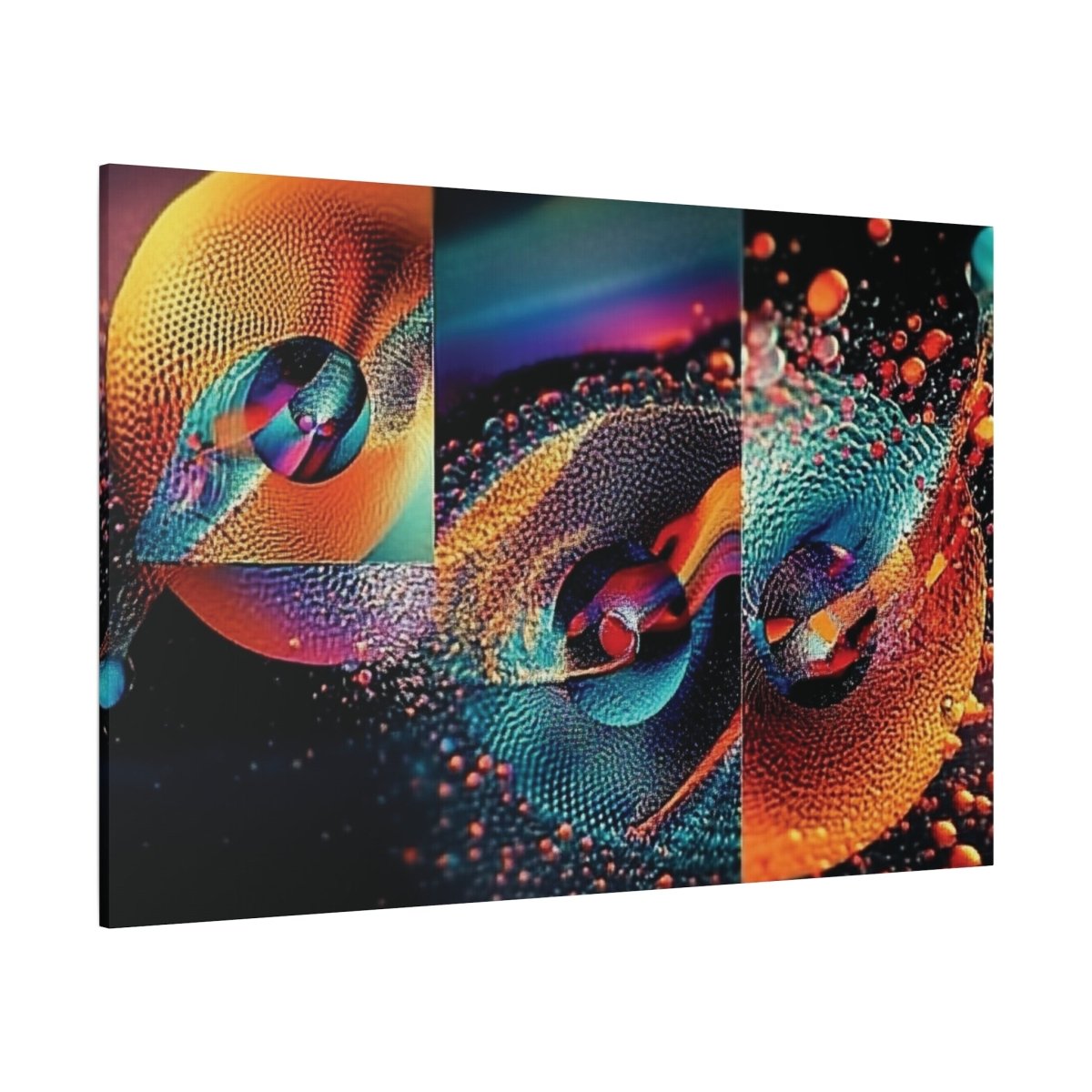 👉Orange Splash : magnifique cadre 💎effet captivant💎 garanti - Art Cocoon