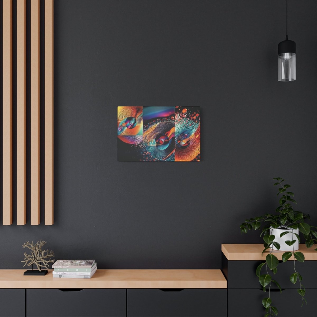 👉Orange Splash : magnifique cadre 💎effet captivant💎 garanti - Art Cocoon