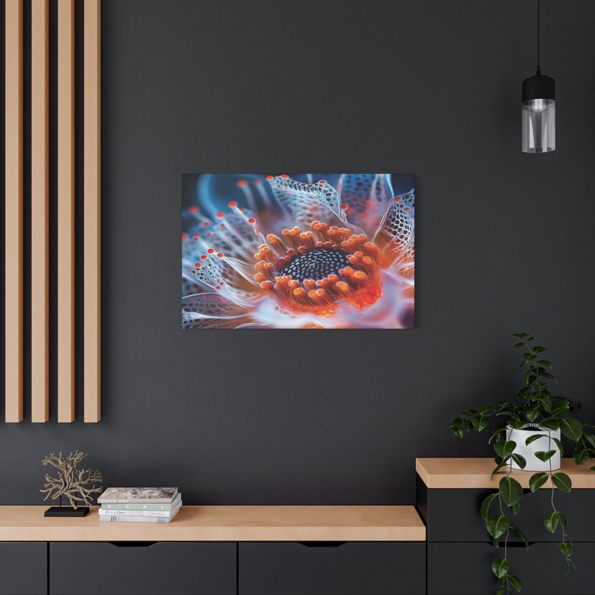 👉Orange'Heart : magnifique cadre 💎effet apaisant💎 garanti - Art Cocoon