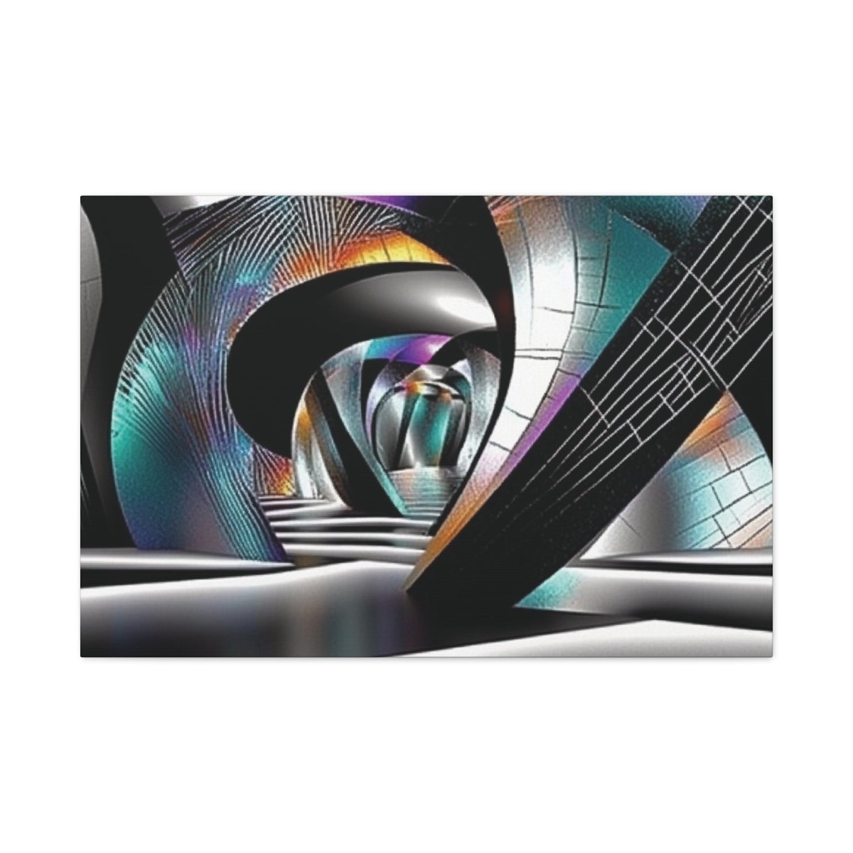 👉Palais Galaxia : magnifique cadre 💎effet futuriste💎garanti - Art Cocoon