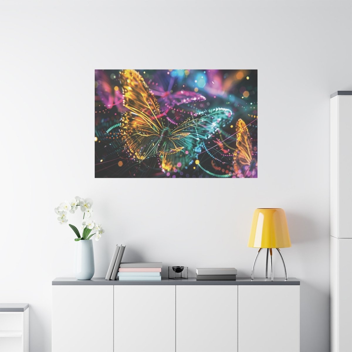 👉Papillons Vibrants : magnifique cadre 💎effet apaisant💎 garanti - Art Cocoon