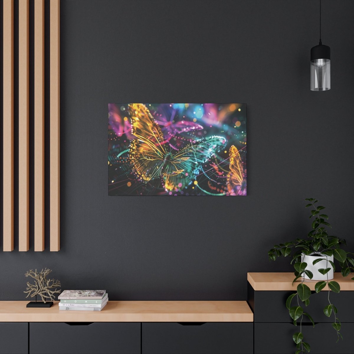 👉Papillons Vibrants : magnifique cadre 💎effet apaisant💎 garanti - Art Cocoon