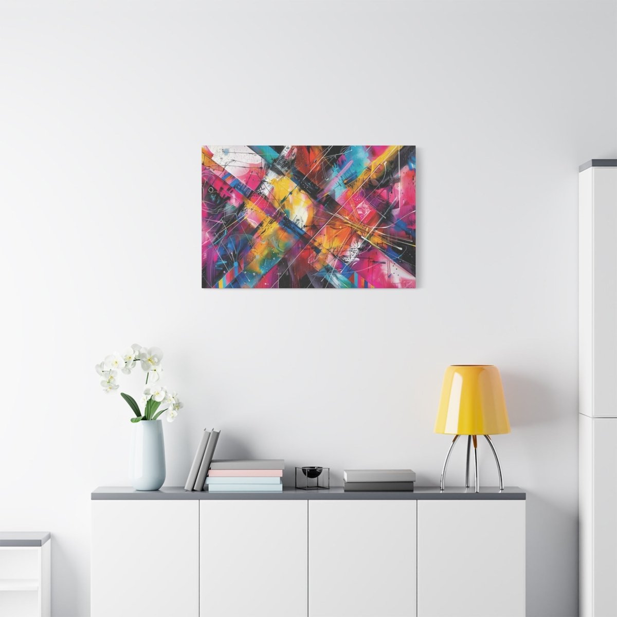 👉Patchwork Vibrant : magnifique cadre💎effet captivant💎 garanti - Art Cocoon